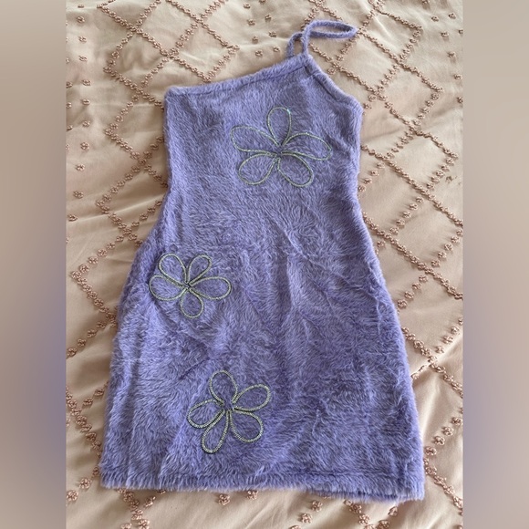 For Love And Lemons Dresses & Skirts - For Love And Lemons Lavender Fuzzy Fabric